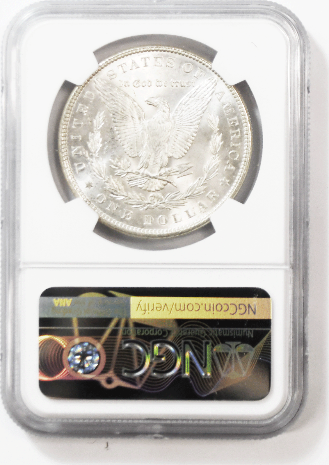 1886 $1 Morgan Silver Dollar MS63 NGC Uncirculated Philadelphia