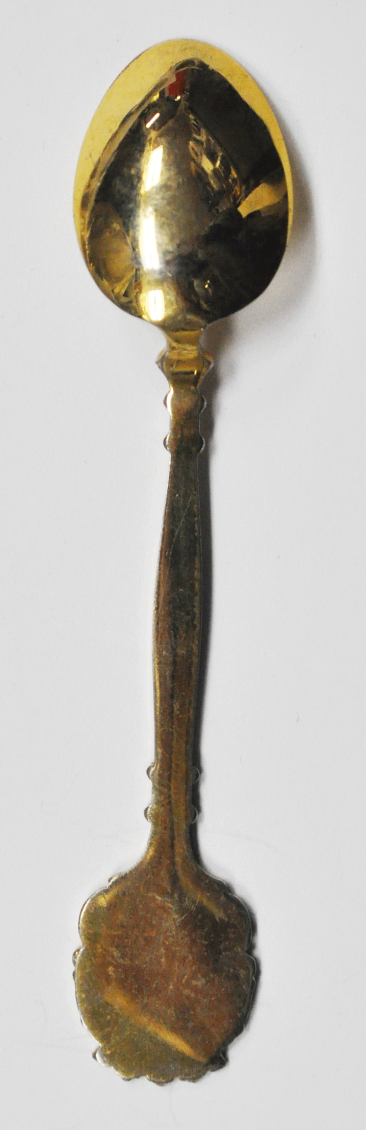 Toledo Gold Plated Souvenir Spoon 4-1/4"