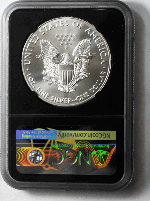 2021 $1 American Silver Eagle NGC MS70 First Day of Release Type 1 Edmund Moy