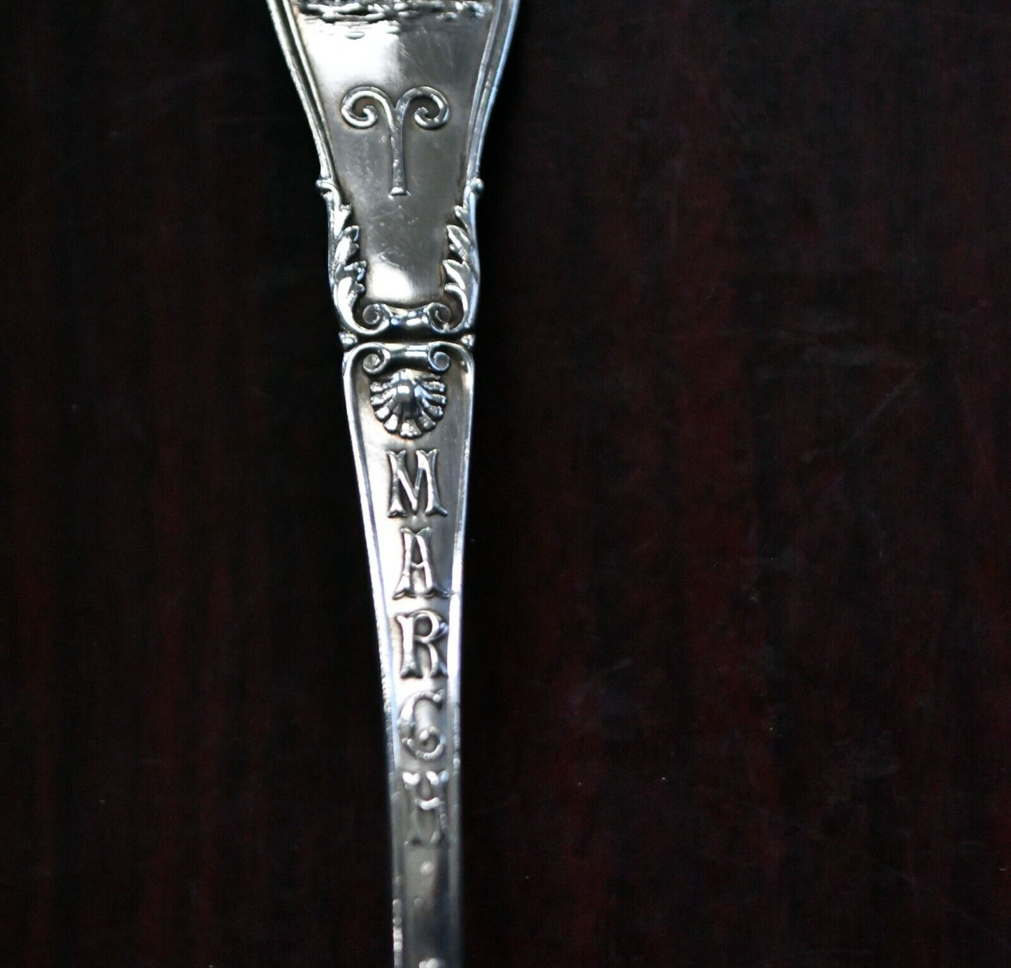 Aries March Sterling Silver 5 7/8" Souvenir Spoon by Gorham .99 oz.