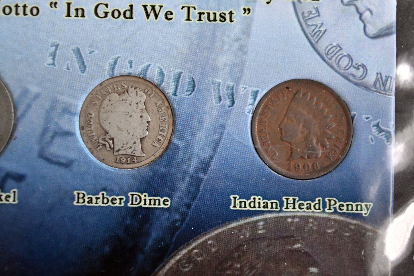 The "No Motto" Collection from The American Heritage Mint Buffalo, Barber, V