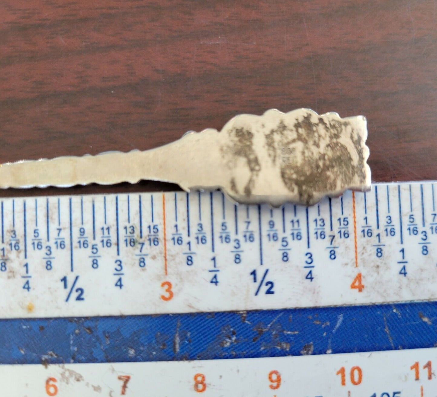 Wiesbaden Germany .800 Silver 4" Souvenir Spoon .30oz