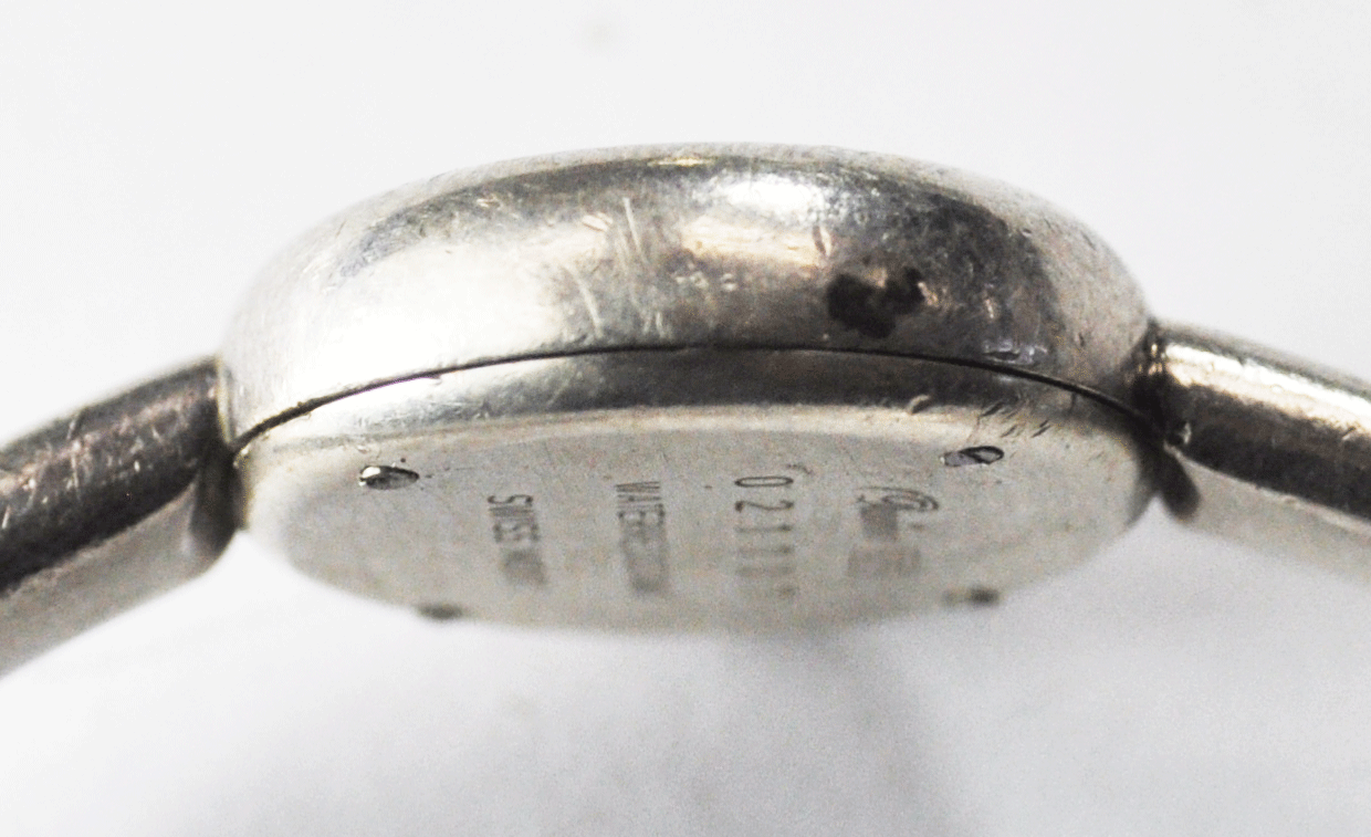 Quinn Sterling Silver Small Bangle Bracelet Wristwatch 23mm Quartz