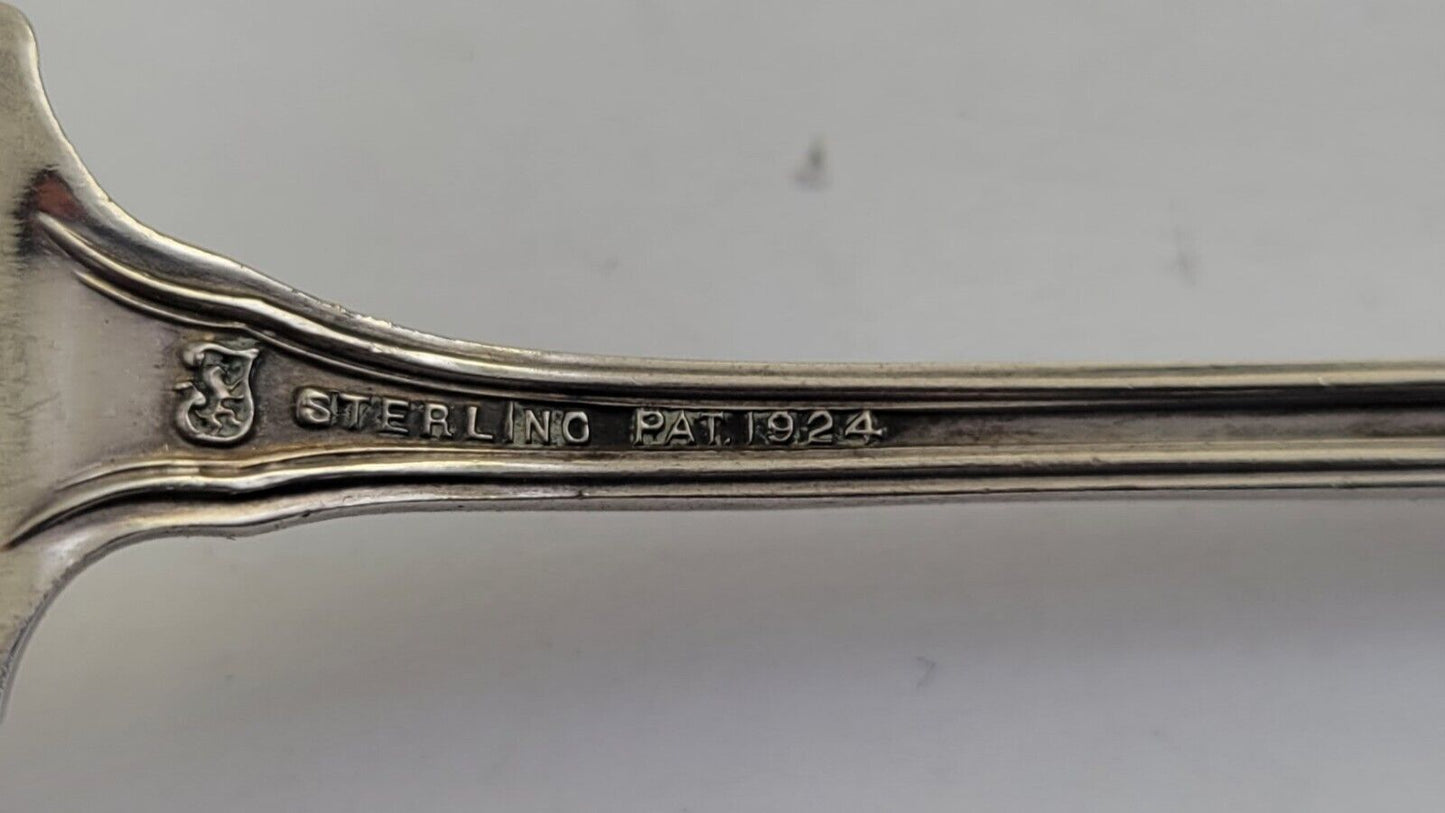 Louis XIV By Towle Sterling Silver Pickle/Olive Fork 2-Tine with Barbs 6 1/4"
