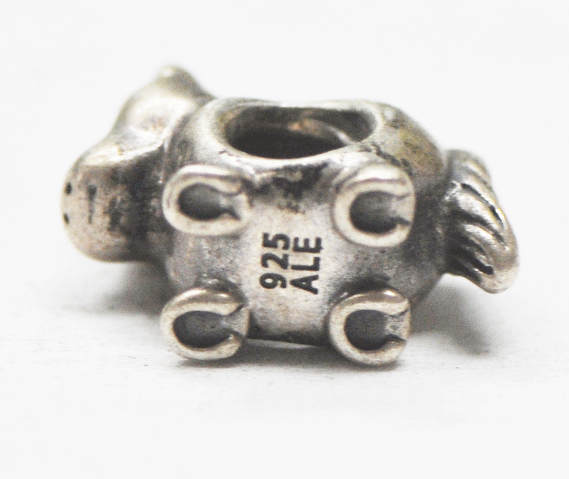 Pandora Sterling Silver Charm Bead Heart Dangle 790479