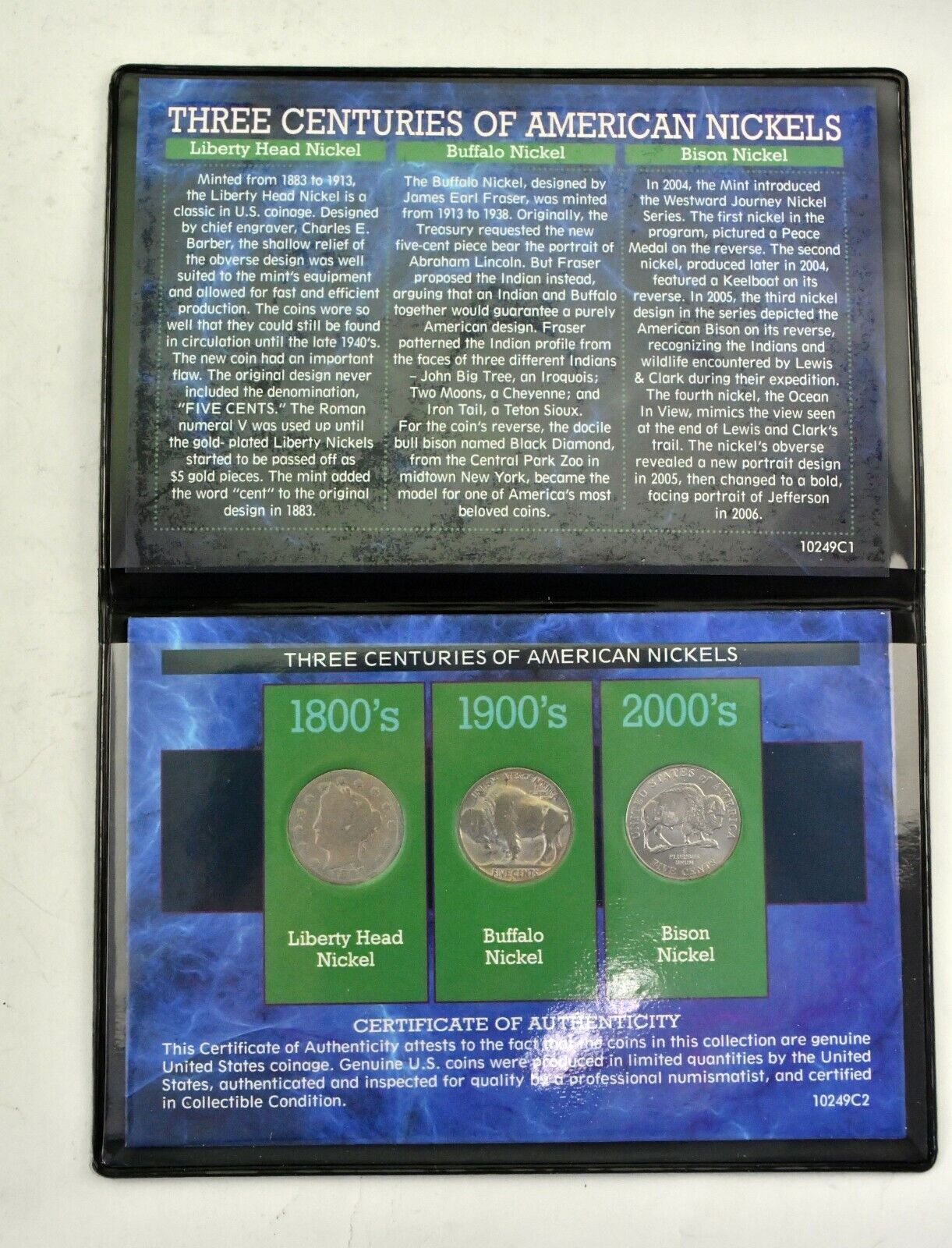 Three Centuries of American Nickels Buffalo, Liberty V, and Bison