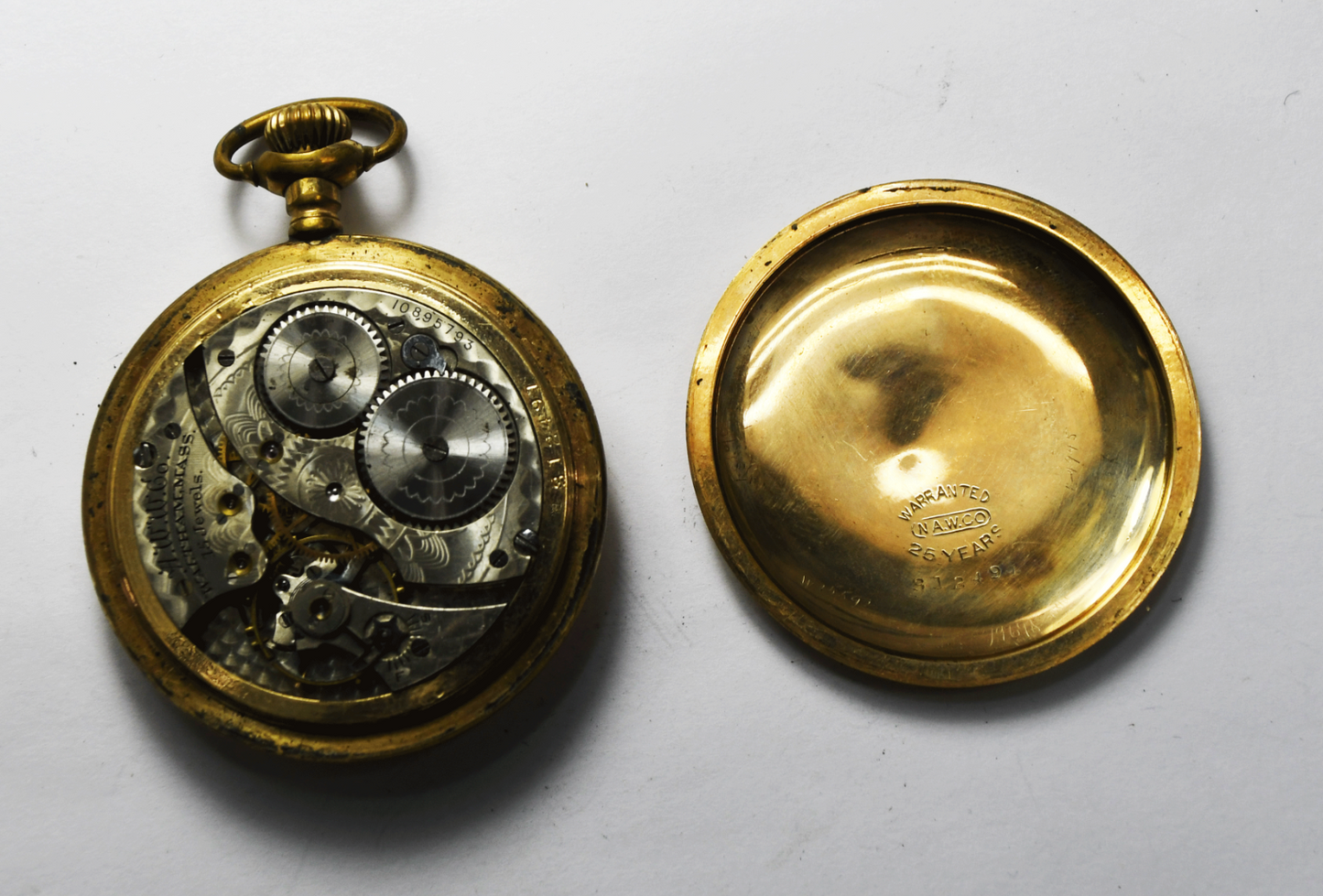 1901 Waltham Size 12 Grade 220 25yr GF Pocket Watch OF