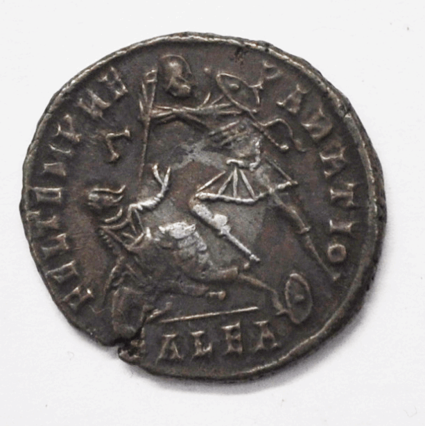 Constantius II. AD 337-361 Centenionalis Fallen Horseman ALEA Alexandria