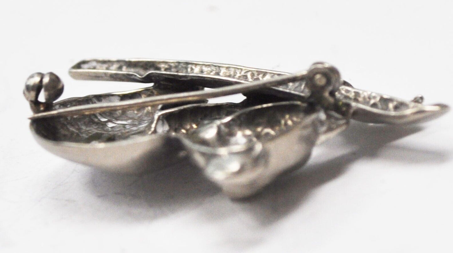 Sterling Silver Koala On Branch Brooch Pin 48mm x 29mm