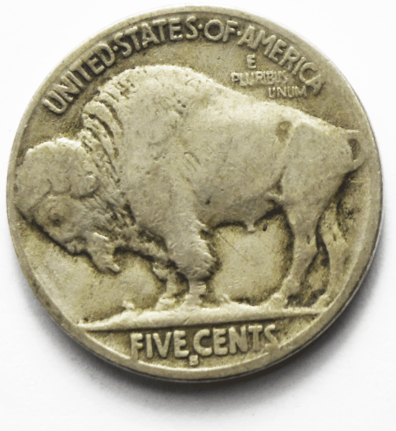1915 S 5c Buffalo Nickel Five Cents San Francisco