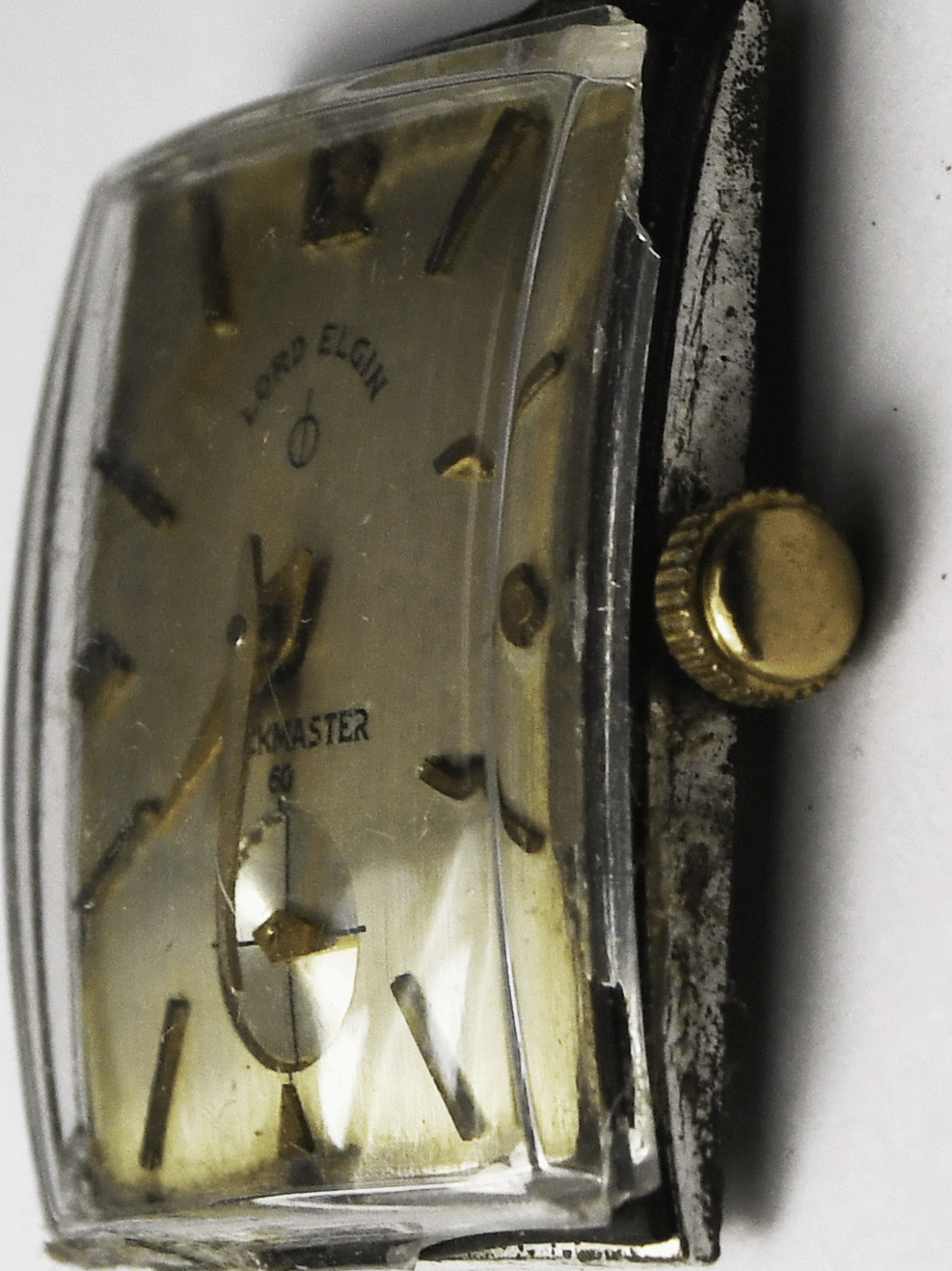 Lord Elgin 730 Watch Movement 23J 22mm x 26mm Bezel Crystal Shockmaster