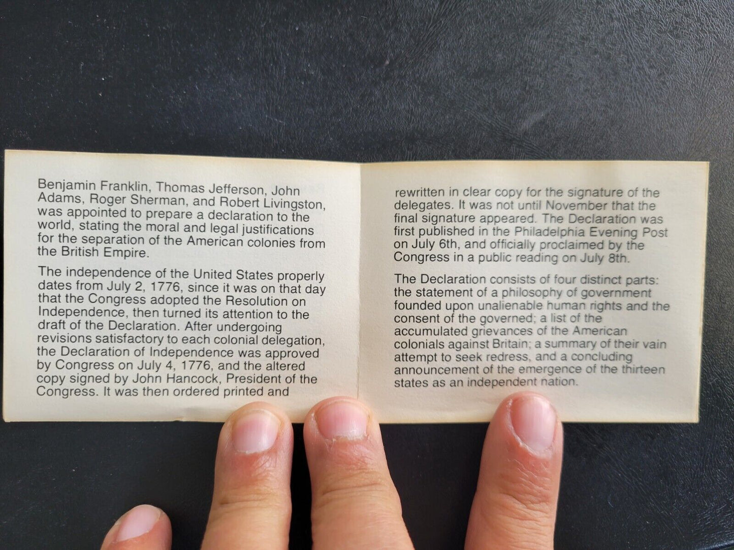 1976 Thomas Jefferson American Revolution Bicentennial Medallion Coin Encased