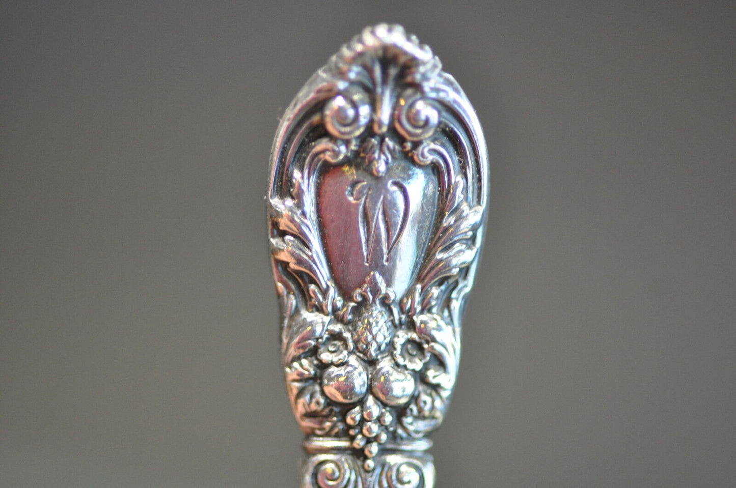 1934 Charles II by Lunt Sterling Silver Spoon Pin Pendant .49oz. Mono Nice!!