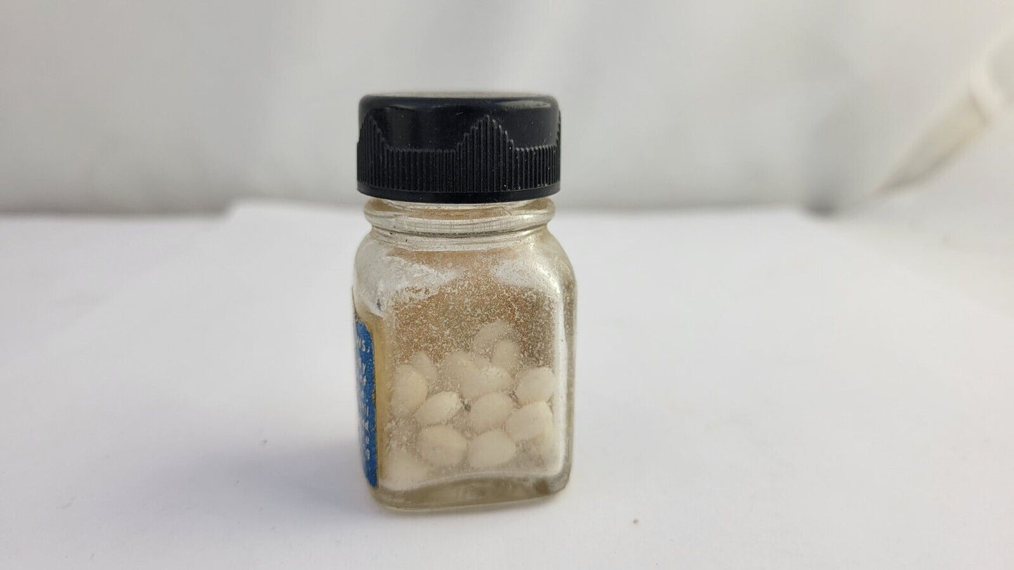 Lionel Postwar Original SP Smoke Pellets In Orange Label Bottle - Opened