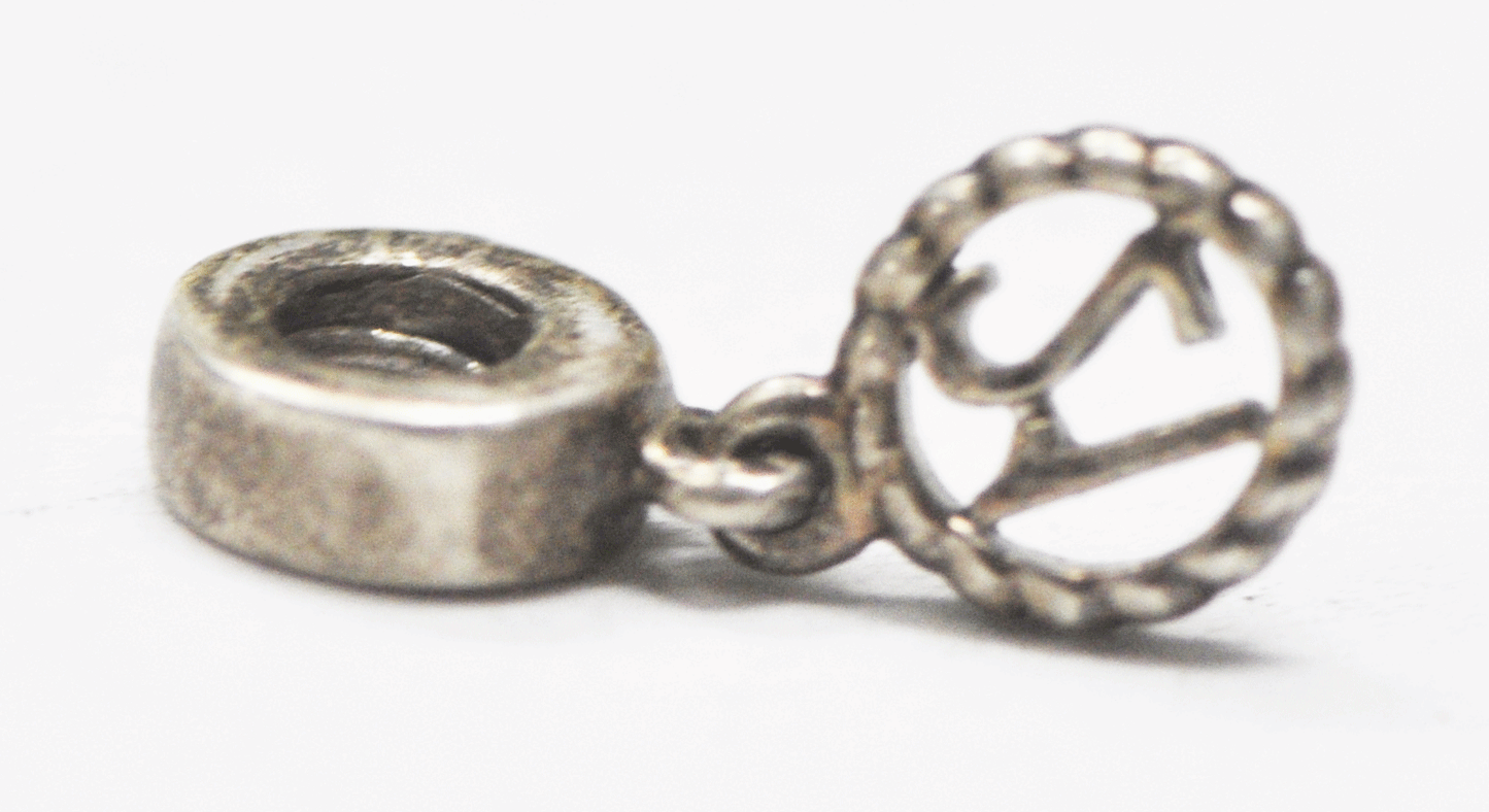 Pandora Sterling Silver 21st Birthday Round Dangle Charm Bead 790496