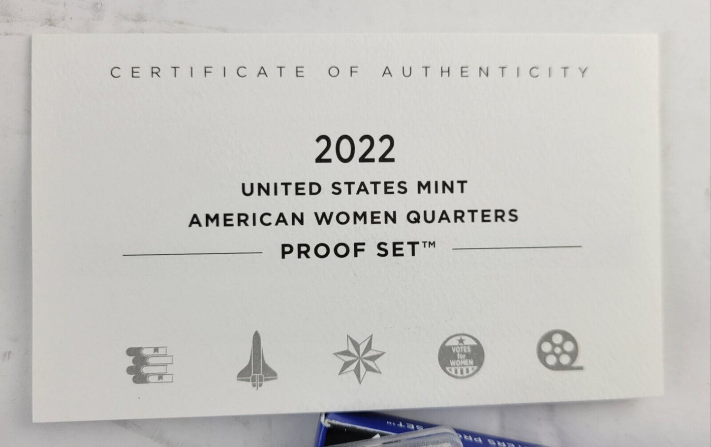 2022 S American Women Quarters 5 Coin Clad Proof United States Mint