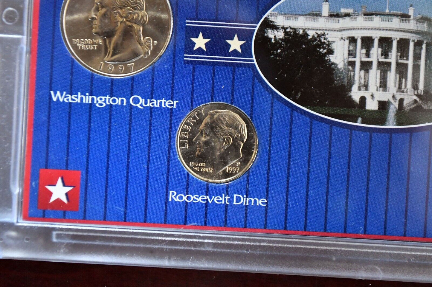 1997 Complete American Presidents Coin Collection Washington, Roosevelt, Lincoln