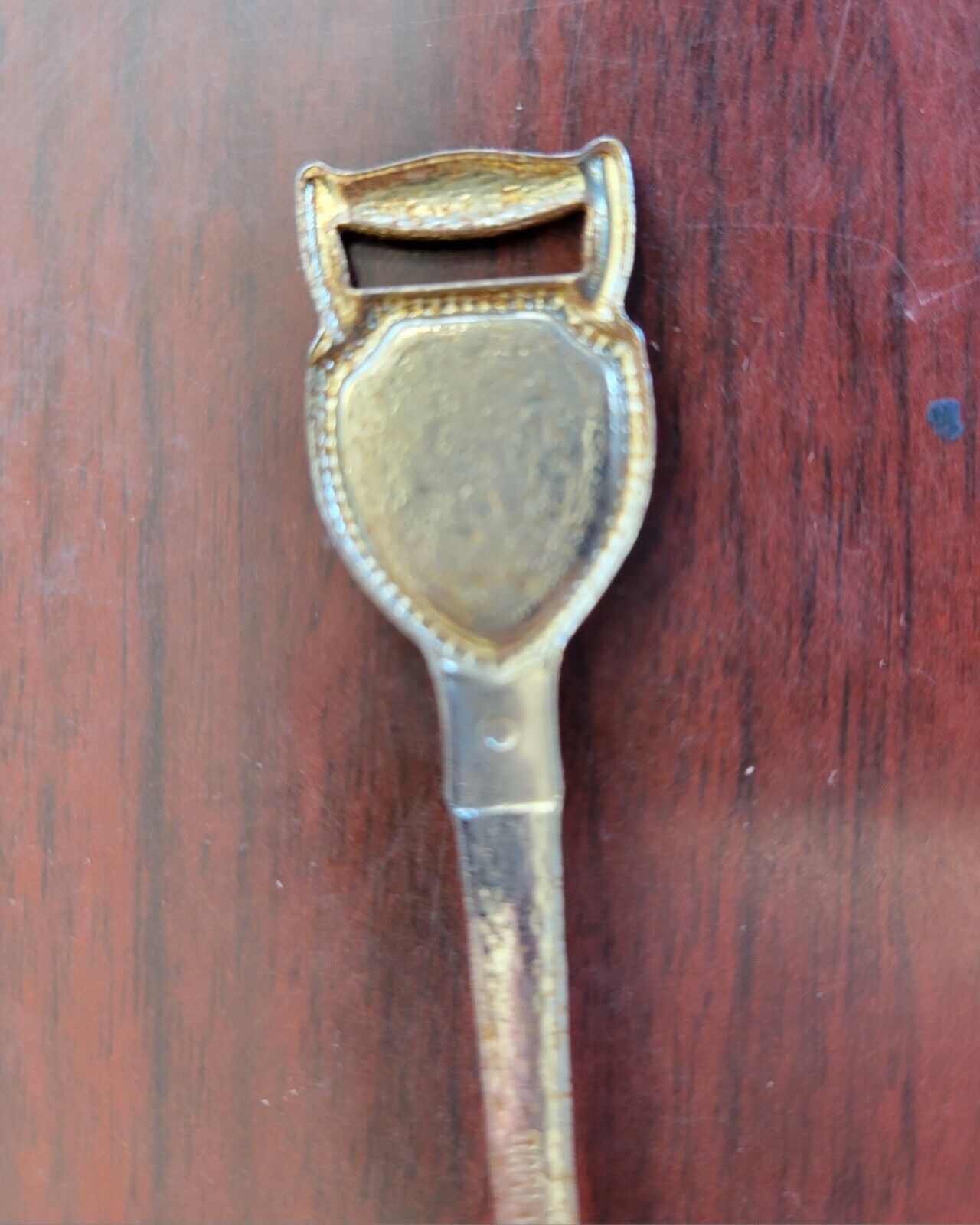 Souvenir Spoon Los Angeles California Enameled Shield Shovel