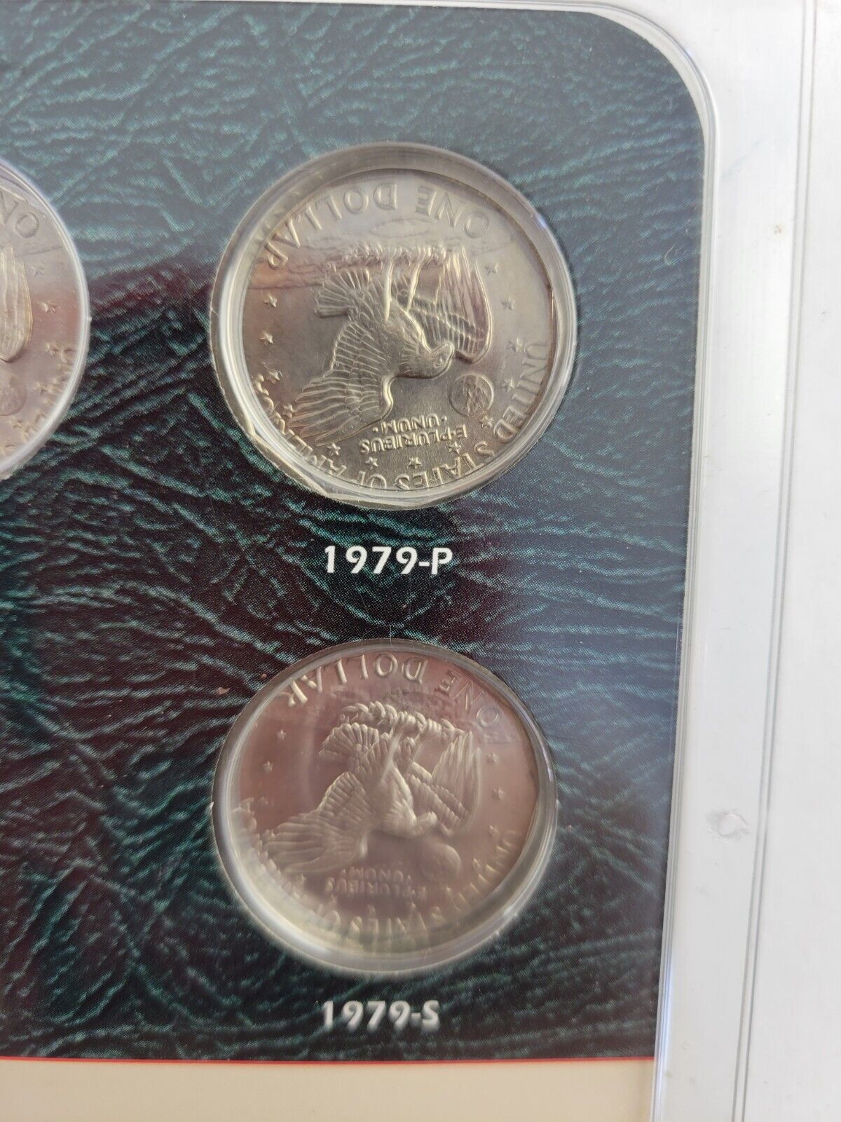 Susan B Anthony Dollar Set 1979 & 1980 Apollo 11 Littleton