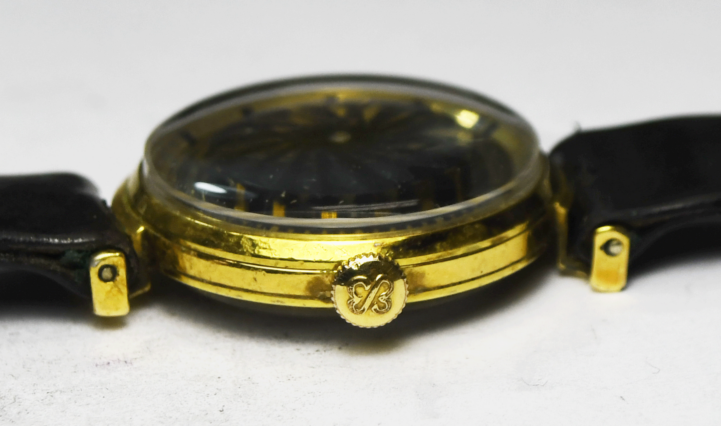 Women's Ernest Borel Mystery Dial Cocktail 25mm GEP Skeleton w Box & COA Watch
