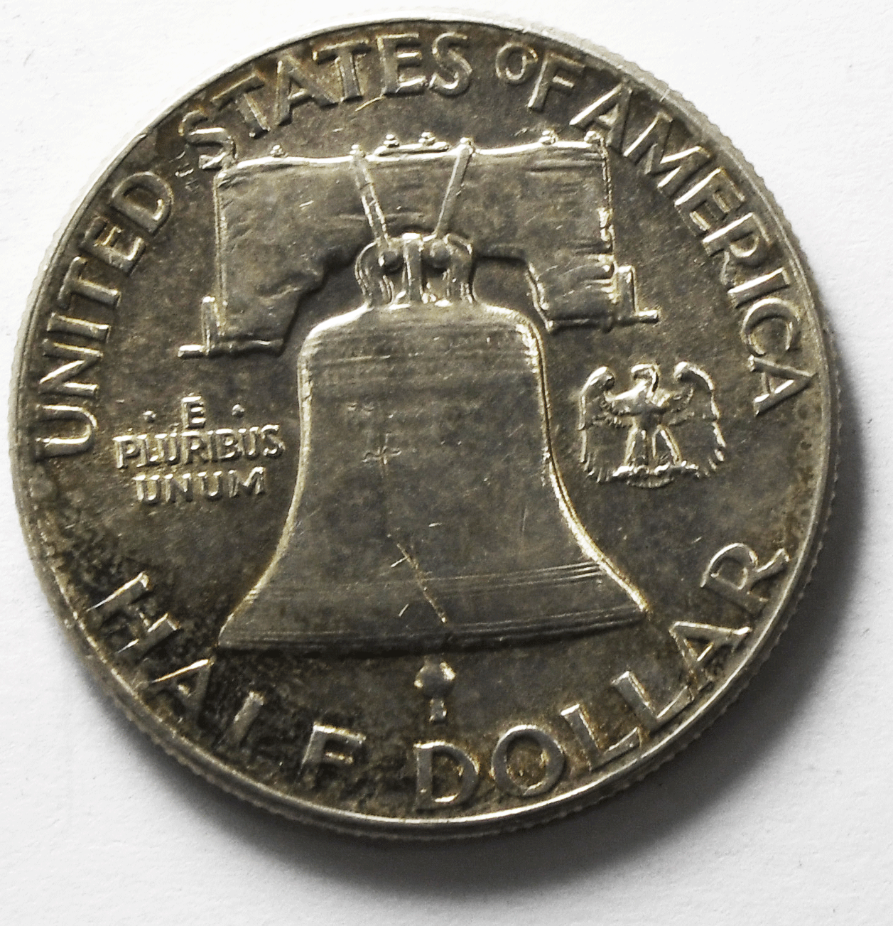 1949 50c Franklin Silver Half Dollar Fifty Cents Philadelphia AU