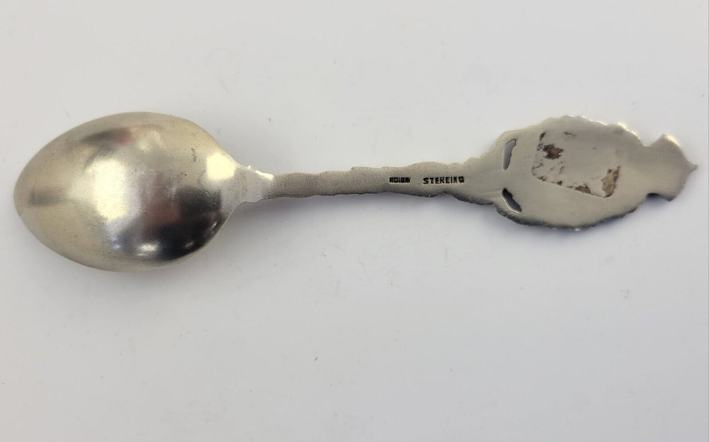 Toronto Canada Enameled Sterling Silver 5 1/4" Souvenir Spoon .86oz.