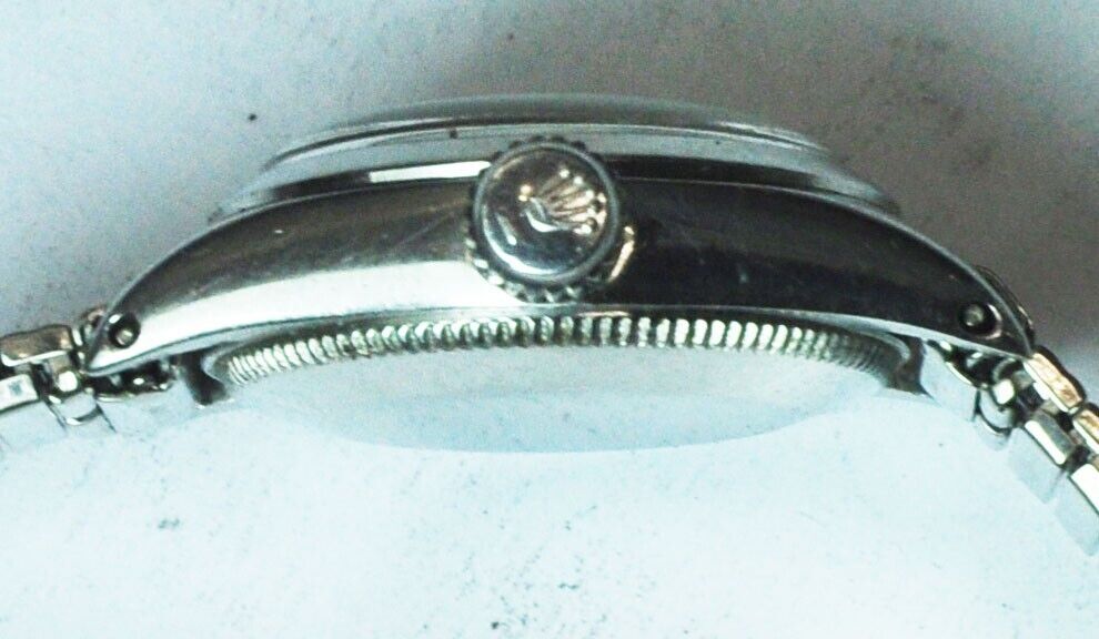 1967 Women's Rolex Date 6618 Stainless Steel 24mm Automatic 1161 Wristwatch