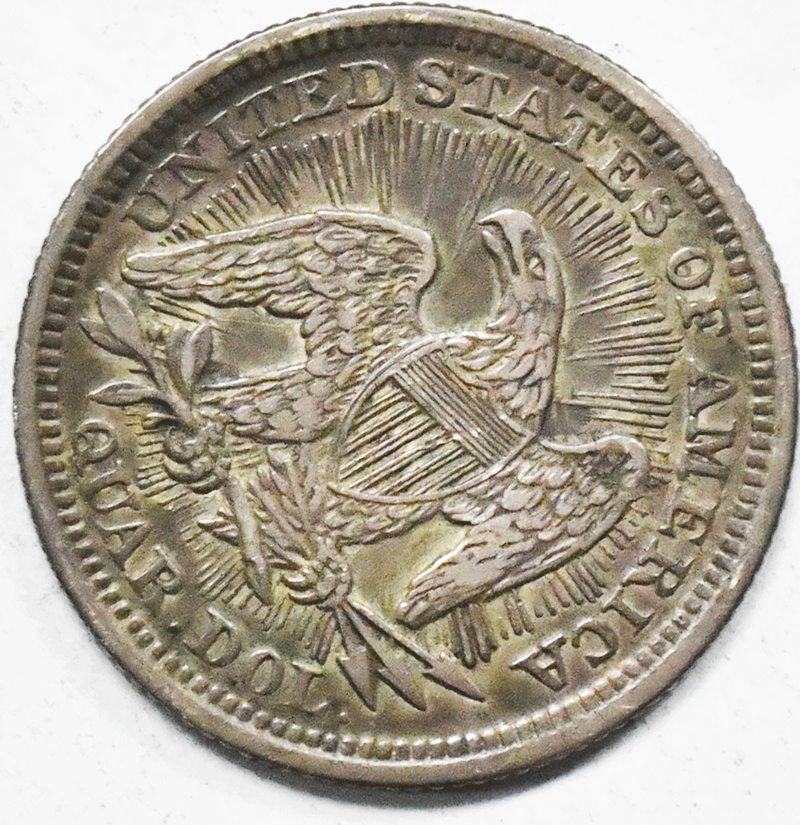 1853 25c Seated Liberty Silver Quarter Dollar Twenty Five Cents