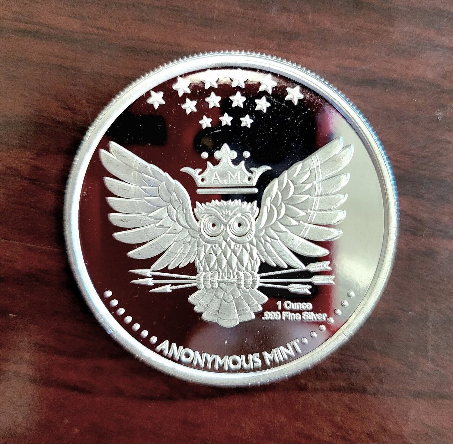 Medusa of Greek Mythology 1 oz Round .999 Fine Silver Gorgon Anonymous Mint