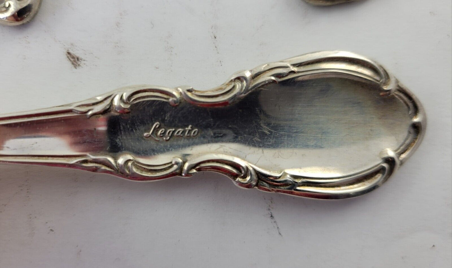 Legato by Towle Sterling Flatware 16 Piece Set Of Serving Utencils & Soup Spoons