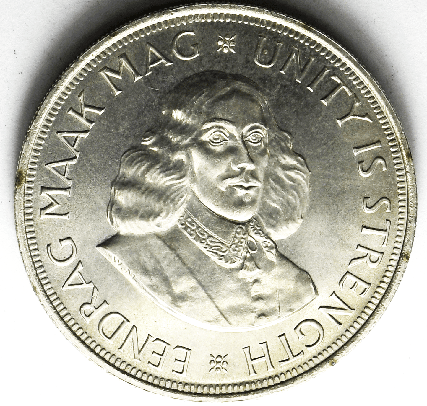 1963 South Africa 50c Fifty Cents Silver Coin KM# 62 Uncirculated