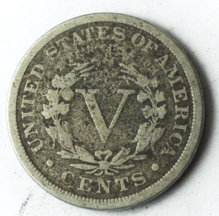 1890 5c V Liberty Nickel Five Cents US Philadelphia
