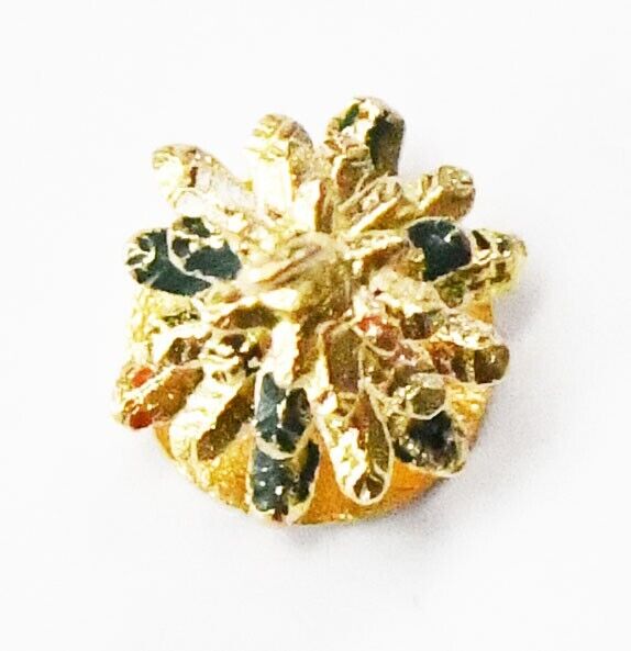 14k Yellow Gold Pine Christmas X-mas Tree Charm 17mm x 9mm