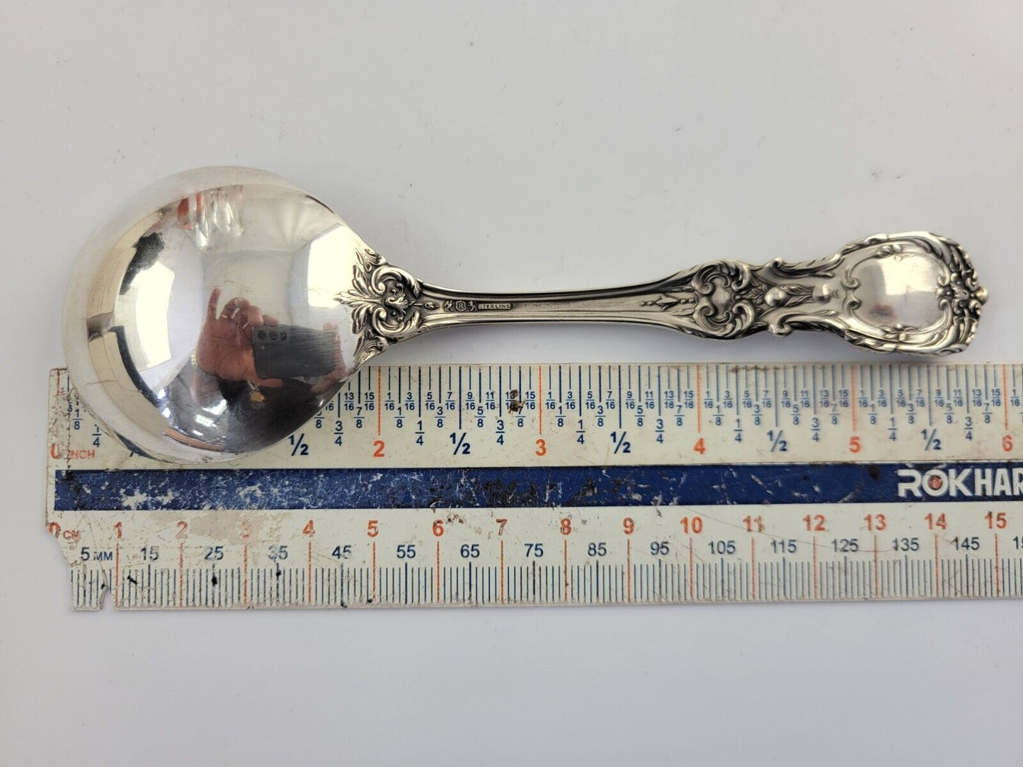 Reed & Barton Francis I Sterling Silver 5 3/8" Bouillon Soup Spoon 1.3oz.