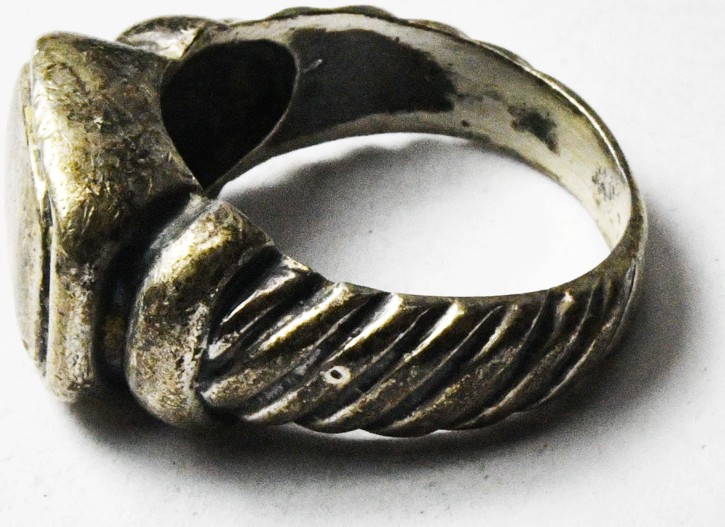 Sterling Silver KKI Kappa Kappa Iota Monogram 12mm Ring Size 9-1/2