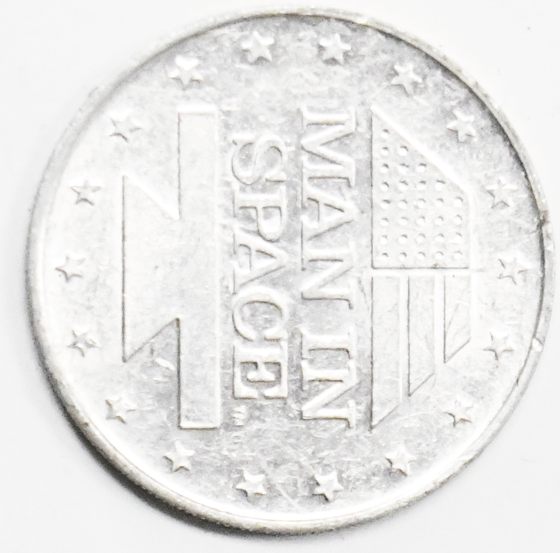 Mercury VI Man In Space Aluminum Token 26mm John Glenn