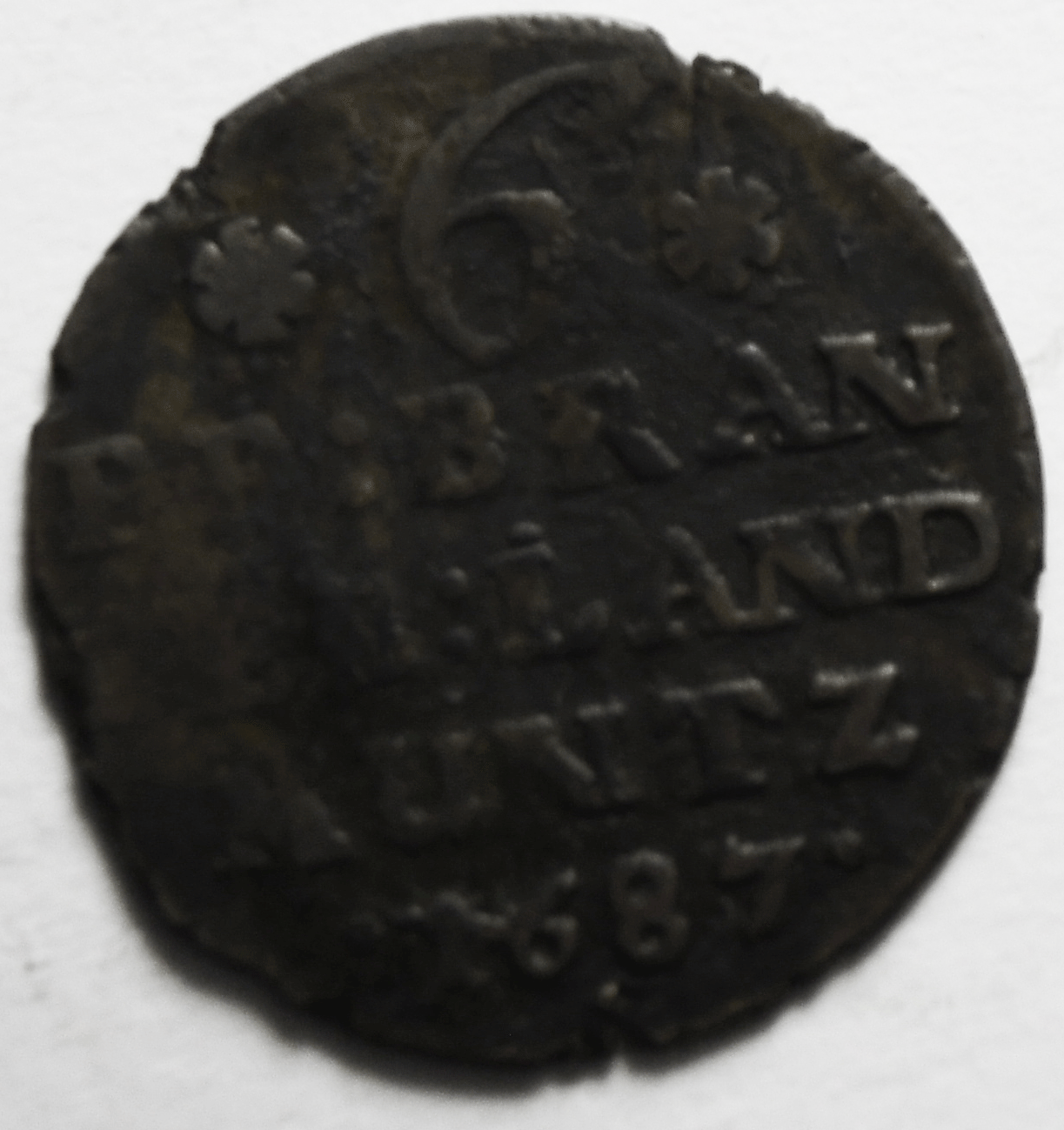 1785 German States Brandenburg Ansbach Kreuzer KM# 330