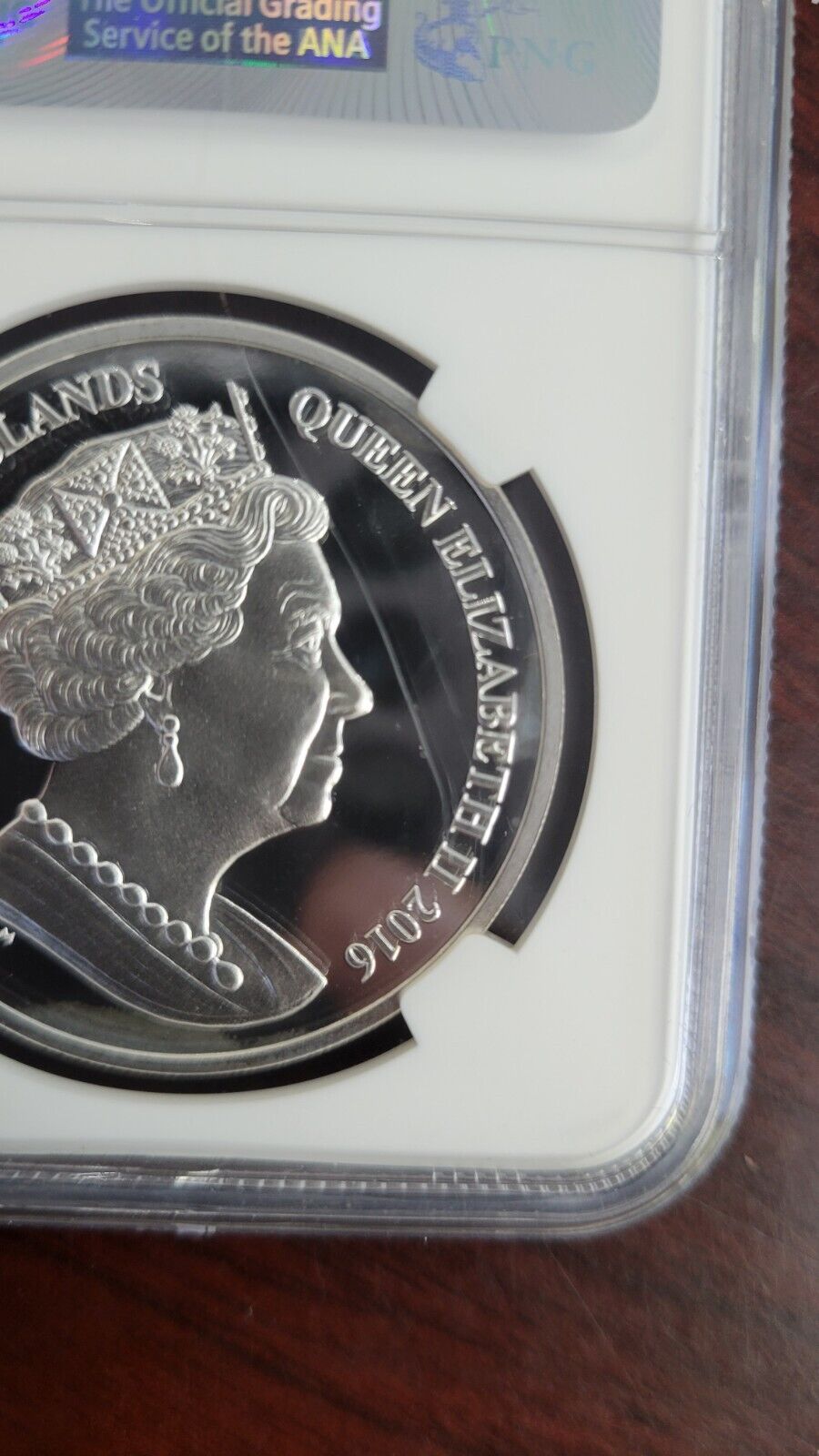 2016 B. Virgin Islands Silver Guardian Angel Watch Over Troops NGC PF70 Ultra