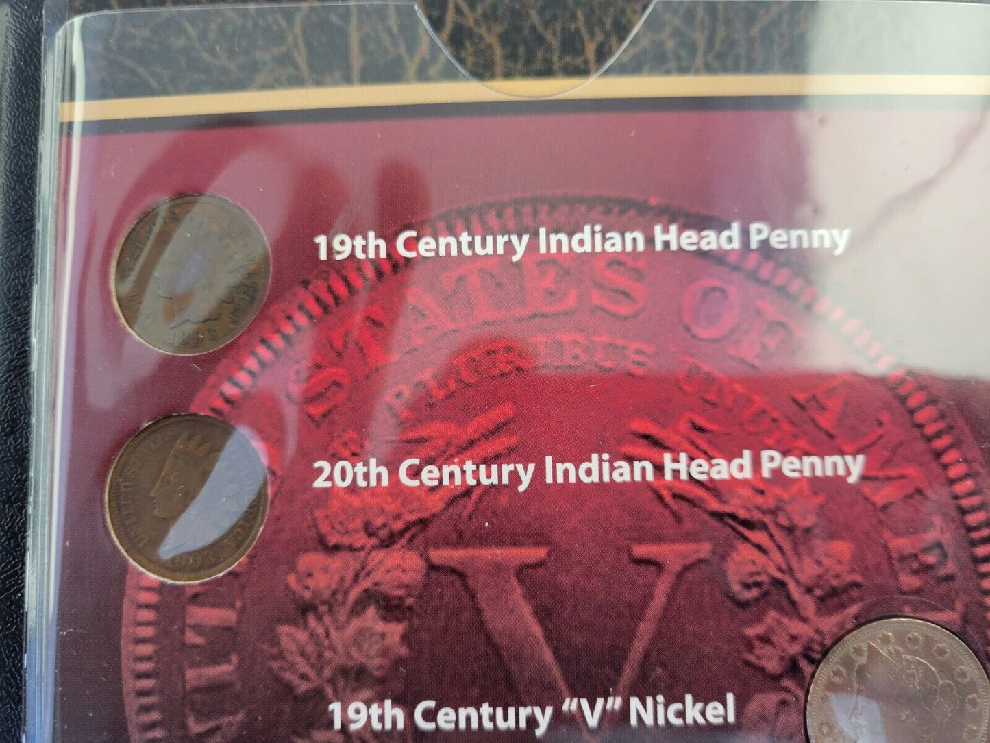 Turn of The Century Uncirculated 1893 & 1903 Pennies with 1899 & 1901 Nickels