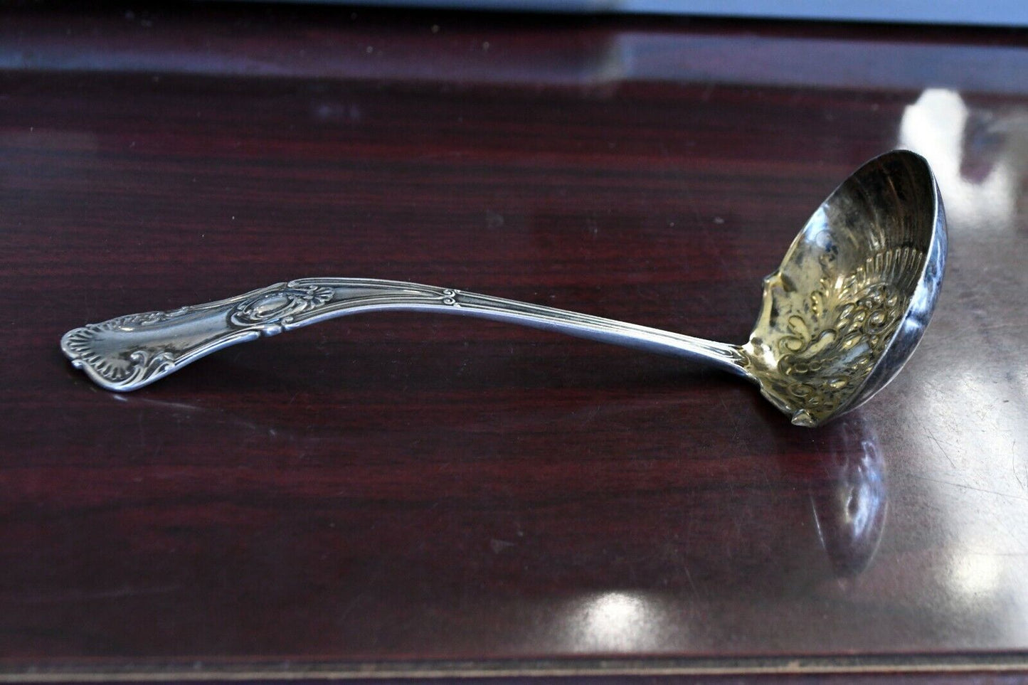 Regent by Gorham Sterling Silver 6 7/8" Gravy Ladle Gold Wash Bowl 1.7 oz.