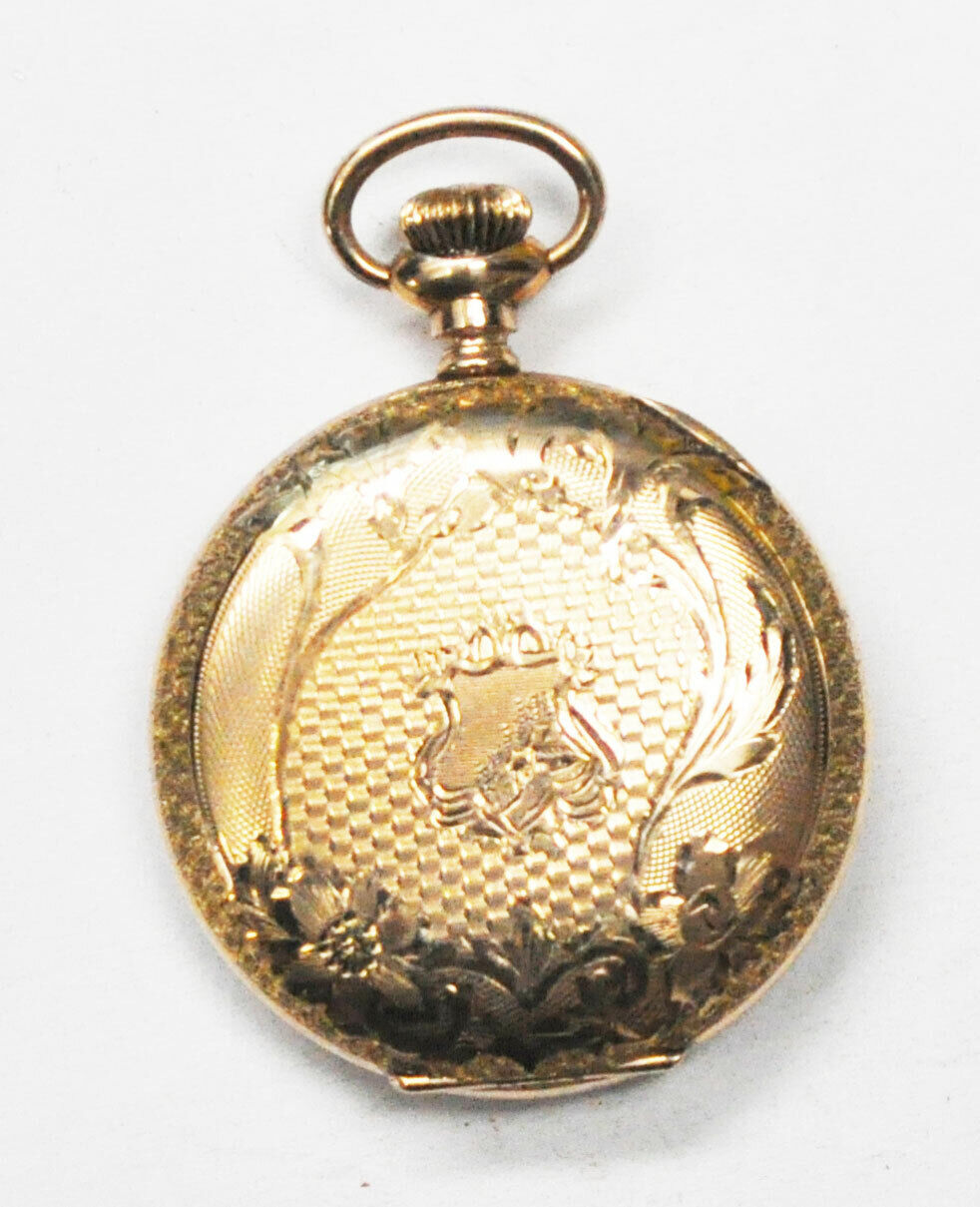 Elgin Size 0 Grade 320 Great Shape Hunters Case 20yr Pocket Watch Not Running
