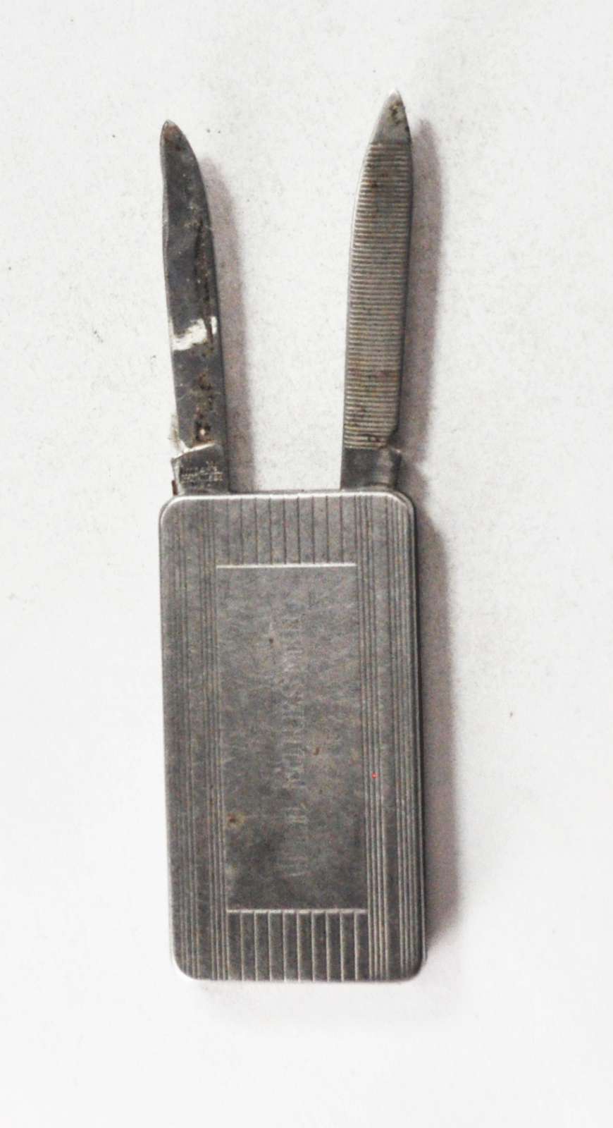 Stainless Steel Old Forester Whiskey Pocket Knife Money Clip 52mm x 32mm