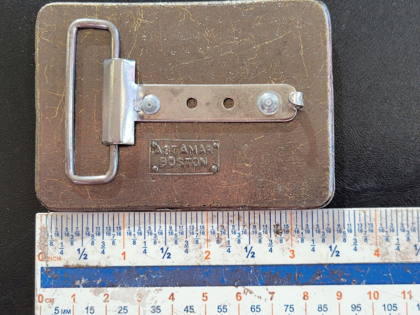 Vintage Western Auto Belt Buckle 1909-1976 Daisy 1000 Astamar Boston