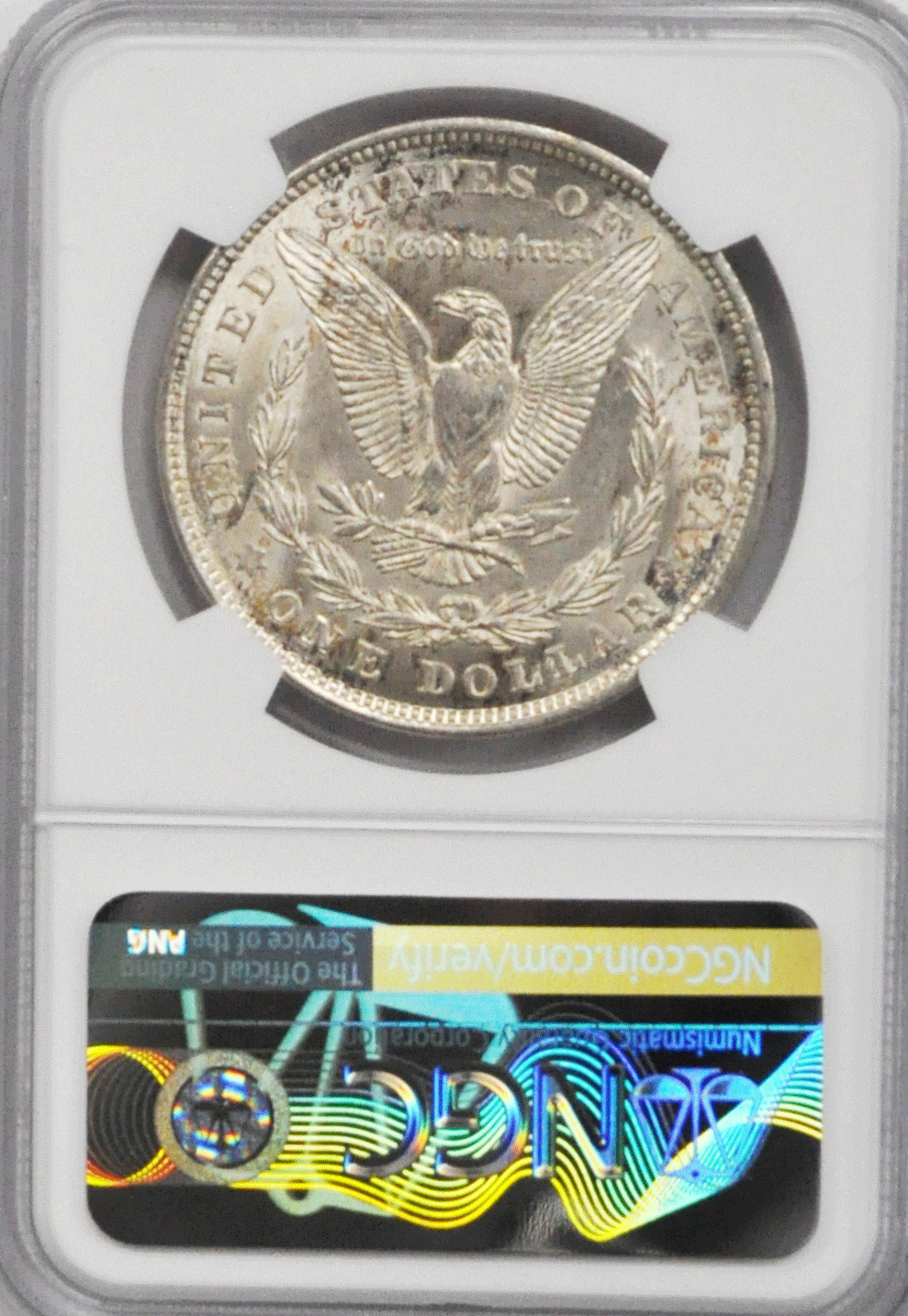 1921 $1 Morgan Silver One Dollar MS61 NGC VAM 3C3 Pitted Reverse