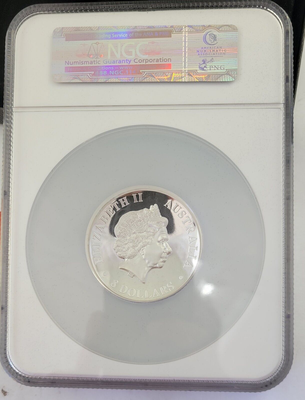 2015 P Australia $8 5 oz Silver Kangaroo High Relief NGC PF69 Ultra Cameo Cased