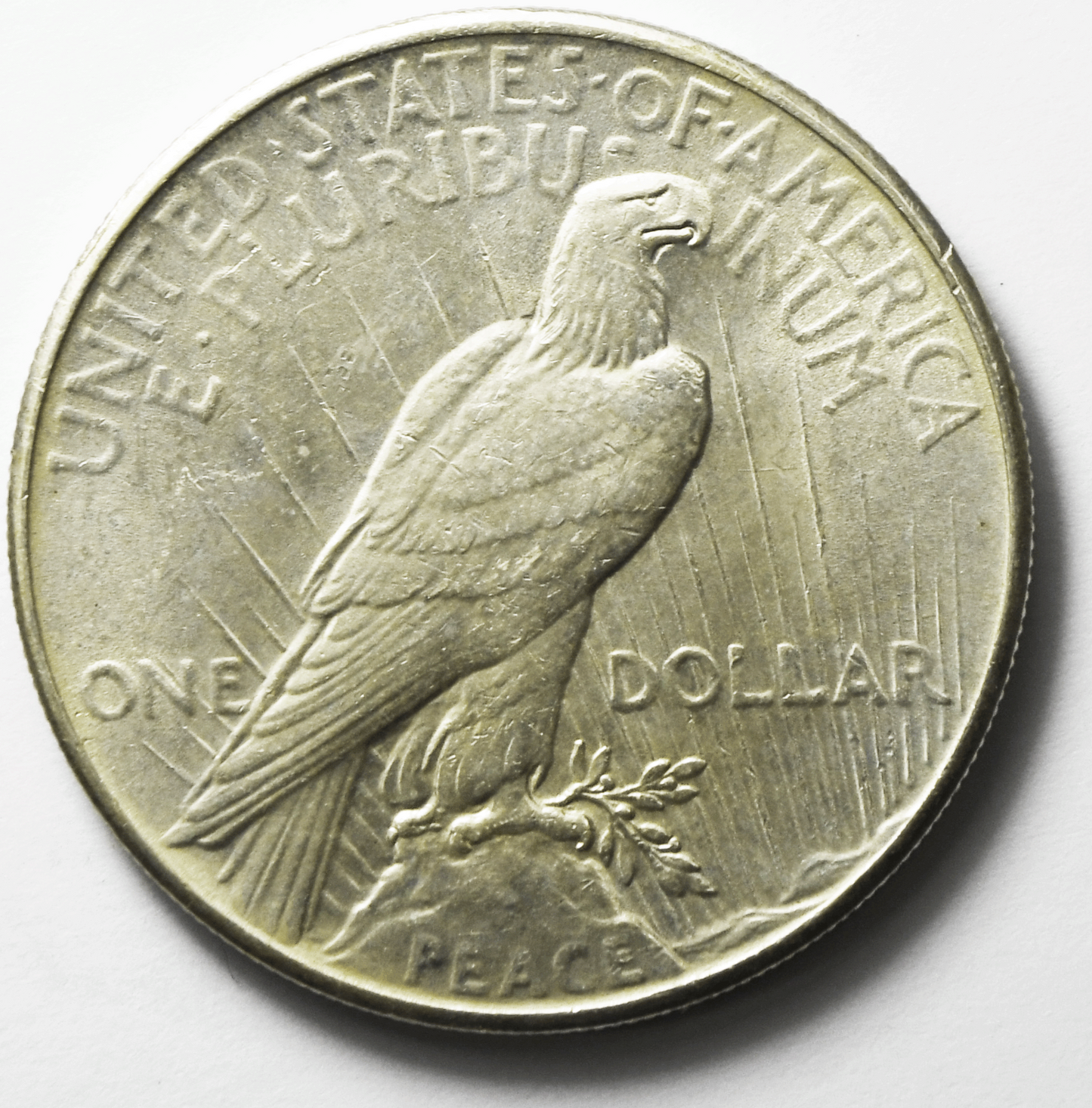 1935 $1 Peace Silver One Dollar US Philadelphia AU