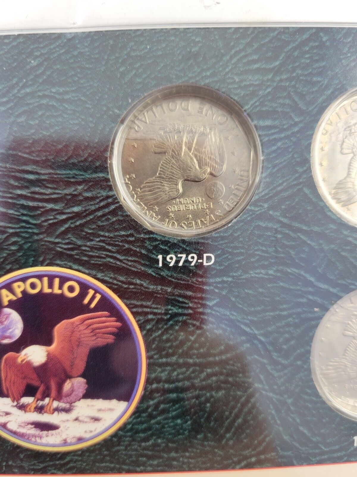 Susan B Anthony Dollar Set 1979 & 1980 Apollo 11 Littleton
