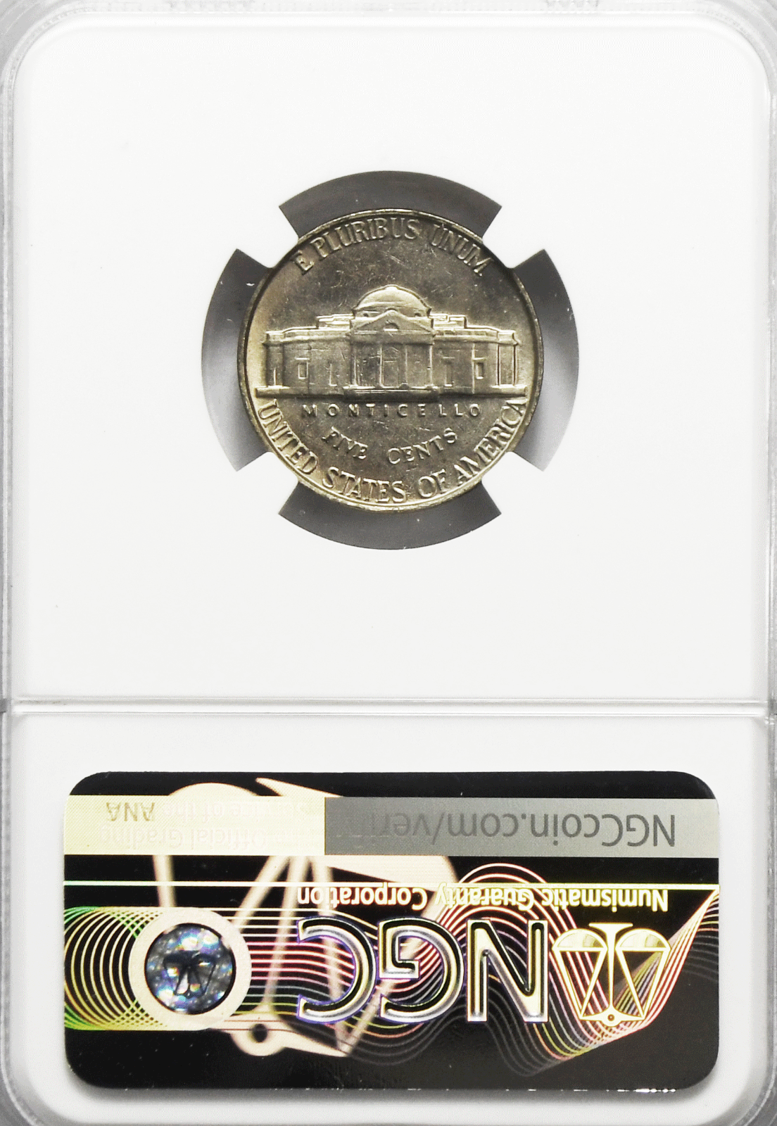 1946 5c Jefferson Nickel NGC Five Cents MS65 Brilliant Uncirculated Philadelphia