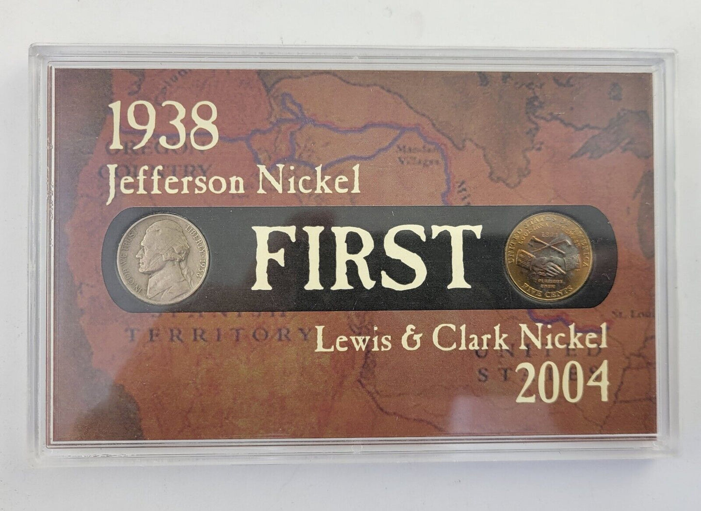 First & Last Jefferson Nickel and Lewis And Clark Nickel 1938, 2004