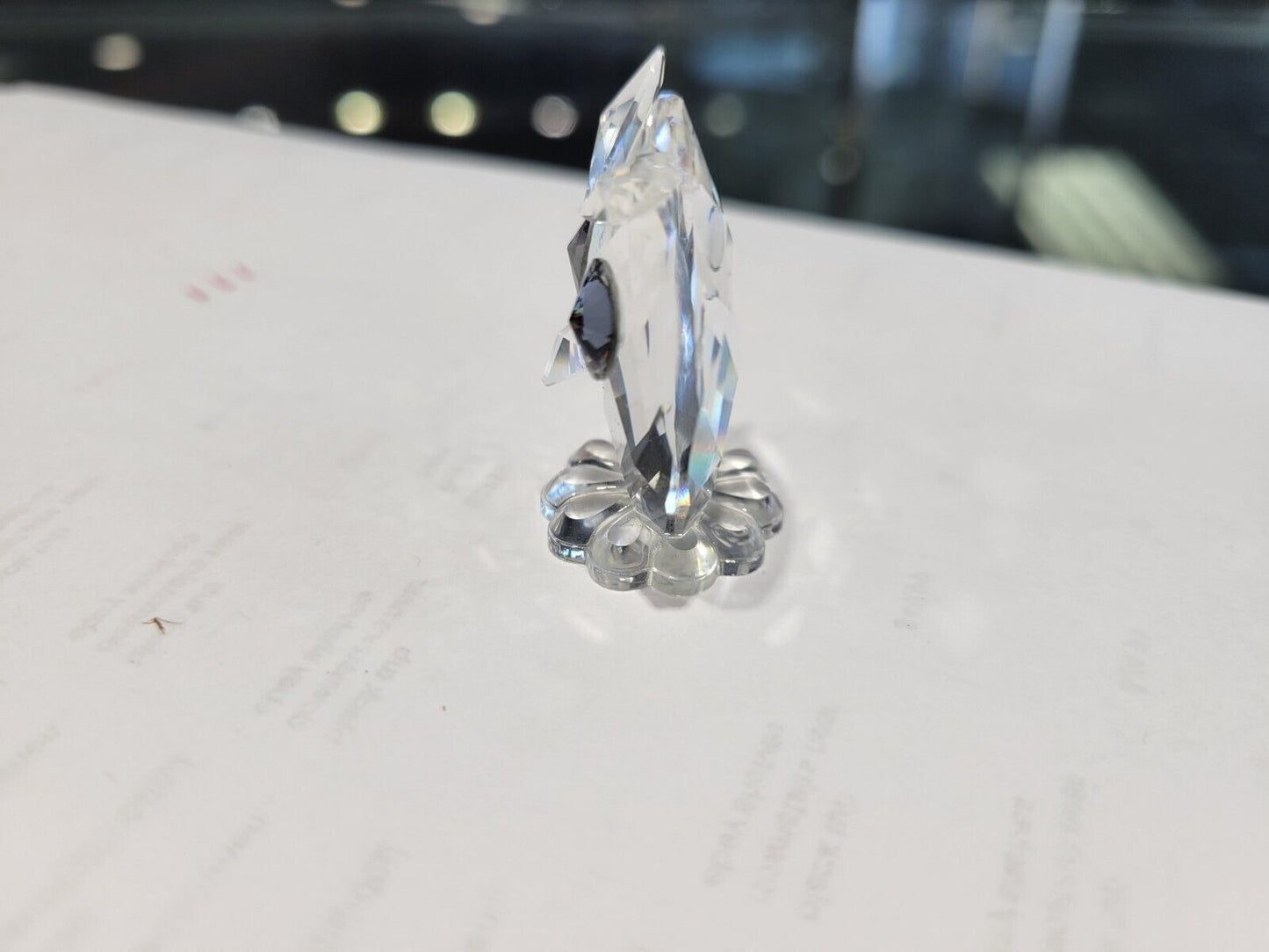 Swarovski Crystal Figurine Miniature Baby Owl 7654NR30 Retired Boxed